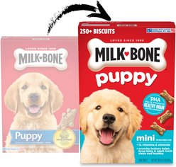 Milk-Bone Original Beef Flavored Crunchy Puppy Dog Treats, 16-oz box slide 2 of 8