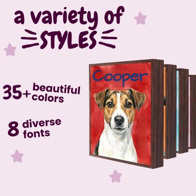 Show full view: PawFurEver Custom Watercolor Style Pet Portrait, 12 x 18 inch slide 6 of 8