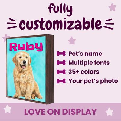 Show full view: PawFurEver Custom Watercolor Style Pet Portrait, 12 x 18 inch slide 4 of 8