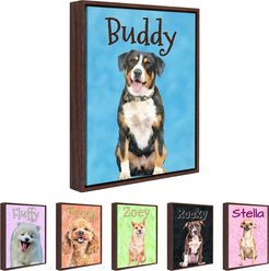 PawFurEver Custom Watercolor Style Pet Portrait, 12 x 18 inch