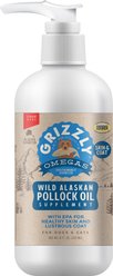 Grizzly Pollock Oil Dog Food Supplement, 8-fl oz bottle