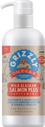Grizzly Salmon Plus Omega 3-6-9 Food Supplement for Dogs & Cats, 16-fl oz bottle