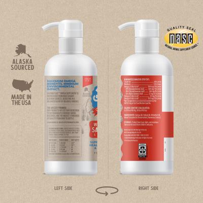 Show full view: Grizzly Salmon Plus Omega 3-6-9 Food Supplement for Dogs & Cats, 16-fl oz bottle slide 3 of 12