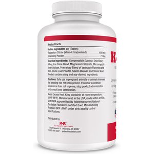 K-Plus Potassium Citrate Plus Supports Bladder Health Cranberry Chewable Tablets for Dogs, 100 count