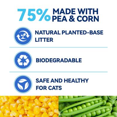 Show full view: Opet Mixed Tofu Milk Dust-Free Cat Litter, 13 x 13 x 6.5-in slide 3 of 9