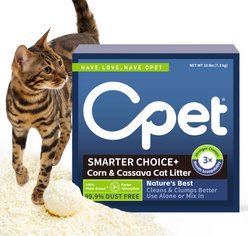 Opet Corn & Cassava Clumping Cat Litter, 13 x 13 x 6.5-in slide 1 of 8