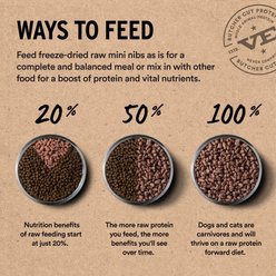Vital Essentials Crunchy Nibs Raw Beef Entree Freeze-Dried Dog Food & Topper, 14-oz bag slide 2 of 9
