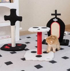 Happy & Polly Durable 3-Piece Gothic Sisal Cat Scratcher Set Toy Collection