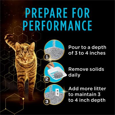Show full view: Tidy Cats Performance+ Power Clump Unscented Low Tracking Clay Cat Litter, 22-lb box slide 7 of 8
