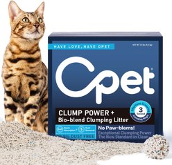 Opet Mixed Tofu Milk Dust-Free Cat Litter, 13 x 13 x 6.5-in