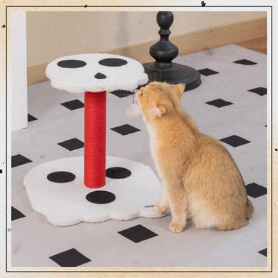 Show full view: Happy & Polly Skull & Bones Gothic Cat Scratch Toy slide 4 of 10