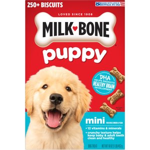 Milk-Bone Original Puppy Biscuit Dog Treats, 16-oz box