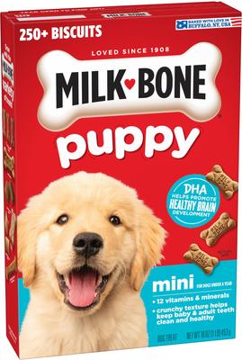 Show full view: Milk-Bone Original Puppy Biscuit Dog Treats, 16-oz box slide 5 of 11