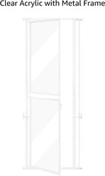 Unipaws 79-in Extra Tall Clear Panel Cat Gate, White slide 2 of 7
