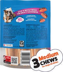 Purina Busy Stufd Meaty Middle with Real Beef Rawhide-Free Adult Dog Treats, 3 count slide 2 of 7
