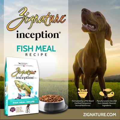 Show full view: Inception Fish Meal Recipe Dry Dog Food, 4-lb bag slide 3 of 8