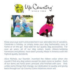 Up Country Fair Isle Dog Sweater, Pink, Medium slide 2 of 4