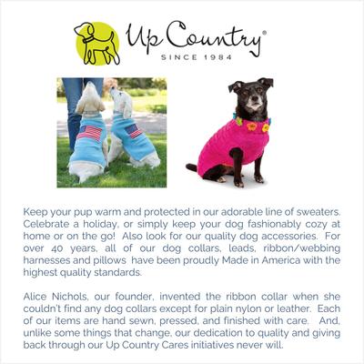 Show full view: Up Country Rainbones Stripes Dog Sweater, Multicolor, Small slide 4 of 4