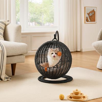 Show full view: Sam's Pets Nala Hanging Egg Cat Condo, Medium, Black slide 5 of 9