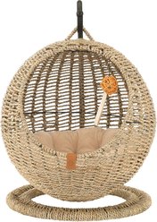Sam's Pets Nala Hanging Egg Cat Condo, Medium, Beige