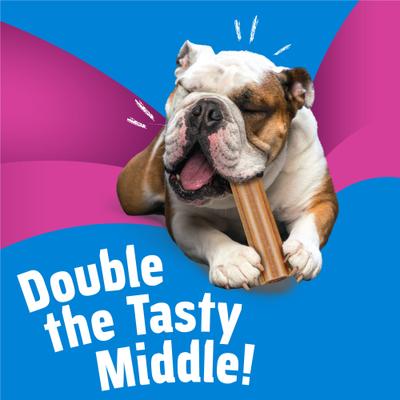 Show full view: Purina Busy Stufd Variety Pack Beef, Chicken & Peanut Butter Rawhide-Free Adult Dog Treats, 27 Count slide 4 of 9