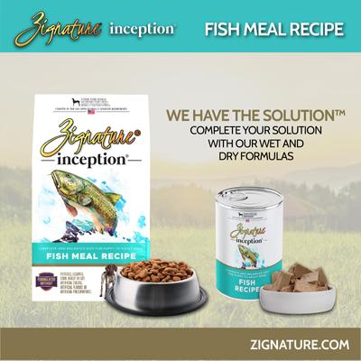 Show full view: Inception Fish Meal Recipe Dry Dog Food, 4-lb bag slide 8 of 8