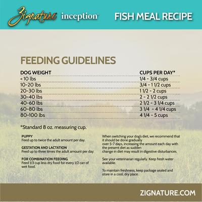 Show full view: Inception Fish Meal Recipe Dry Dog Food, 4-lb bag slide 7 of 8