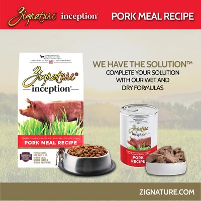 Show full view: Inception Pork Meal Recipe Dry Dog Food, 4-lb bag slide 8 of 8