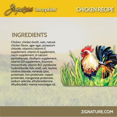 Show full view: Inception Chicken Recipe Wet Dog Food, 13-oz can, case of 12 slide 5 of 8