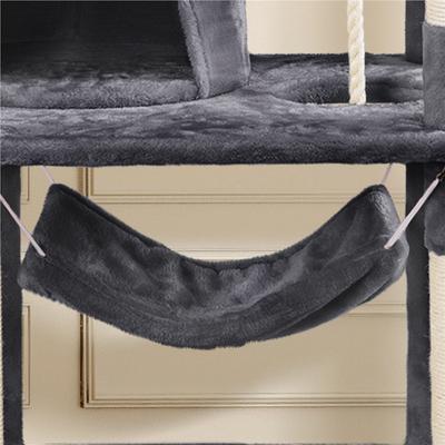 Show full view: Yaheetech 63-in Multi-Level Cat Tree, Dark Gray slide 6 of 6