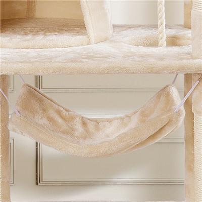 Show full view: Yaheetech 63-in Multi-Level Cat Tree, Beige slide 6 of 6