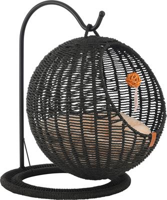 Show full view: Sam's Pets Nala Hanging Egg Cat Condo, Medium, Black slide 2 of 9