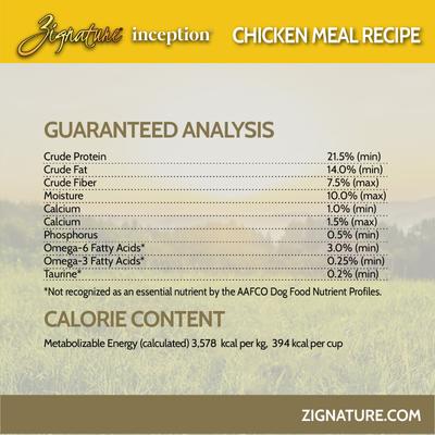 Show full view: Inception Chicken Meal Recipe Dry Dog Food, 4-lb bag slide 6 of 8