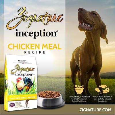 Show full view: Inception Chicken Meal Recipe Dry Dog Food, 4-lb bag slide 3 of 8