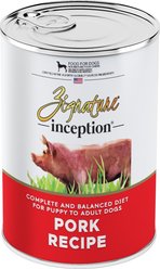 Inception Pork Meal Recipe Wet Dog Food, 13-oz can, case of 12