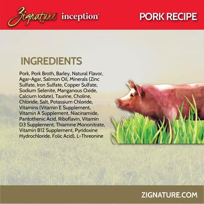Show full view: Inception Pork Meal Recipe Wet Dog Food, 13-oz can, case of 12 slide 5 of 8