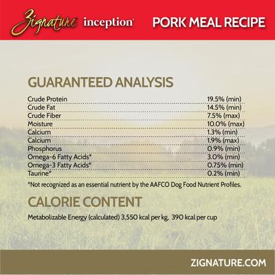 Show full view: Inception Pork Meal Recipe Dry Dog Food, 4-lb bag slide 6 of 8