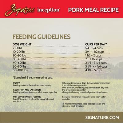 Show full view: Inception Pork Meal Recipe Dry Dog Food, 4-lb bag slide 7 of 8