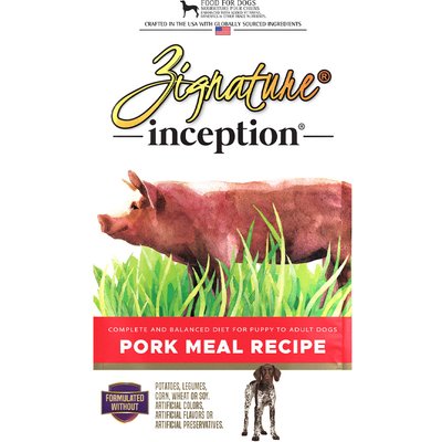 Inception Inception Pork Meal Recipe Dry Dog Food, 4-lb bag