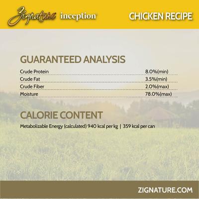 Show full view: Inception Chicken Recipe Wet Dog Food, 13-oz can, case of 12 slide 6 of 8