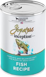 Inception Fish Meal Recipe Wet Dog Food, 13-oz can, case of 12