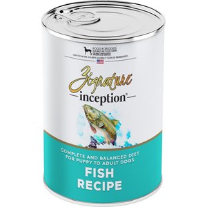 Inception Fish Meal Recipe Wet Dog Food, 13-oz can, case of 12