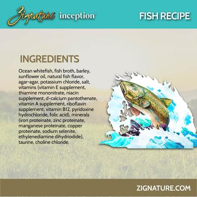 Show full view: Inception Fish Meal Recipe Wet Dog Food, 13-oz can, case of 12 slide 5 of 8
