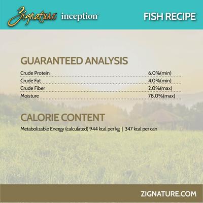Show full view: Inception Fish Meal Recipe Wet Dog Food, 13-oz can, case of 12 slide 6 of 8