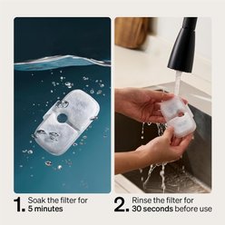Petlibro Dockstream 2 Smart Water Fountain Bundle - 3-L White Fountain + 8 Filters slide 2 of 9