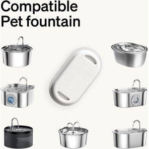 Petlibro Stainless Steel Dog & Cat Water Fountain Replacement Filters, 8 count