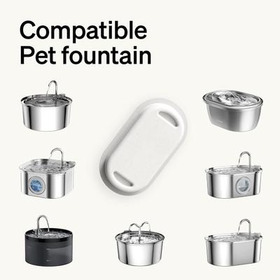 Show full view: Petlibro Stainless Steel Dog & Cat Water Fountain Replacement Filters, 8 count slide 3 of 6