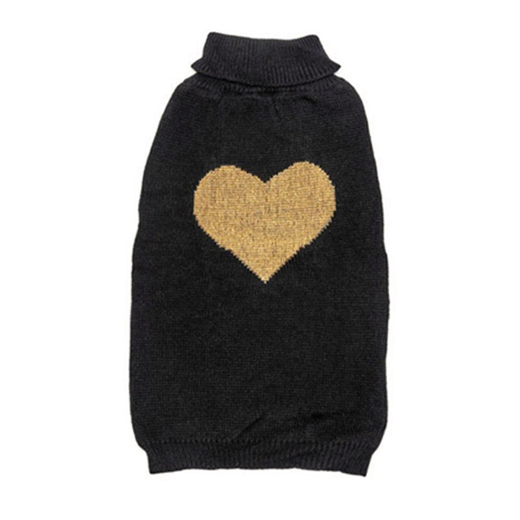Up Country Valentine's Day Hearts of Gold Dog Sweater, Multicolor, X-Large
