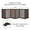 Show in main carousel: Unipaws Free Standing Dog Gate, Espresso, 36-in, 6-panel slide 3 of 7