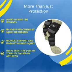Doggie Stylz Adjustable Back Leg Dog Leg Braces, Large slide 2 of 7
